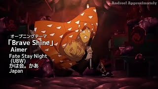 『MAD』 Demon Slayer: Mugen Train (S2) Opening 「Brave Shine」by Aimer