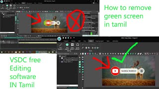 VSDC Free Editing Software Green screen Full video Part @3# தமிழில்@# screenshot 4