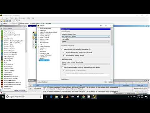 Comment utiliser Ansys Conception Modeler au lieu de SpaceClaim dans Ansys 17.2