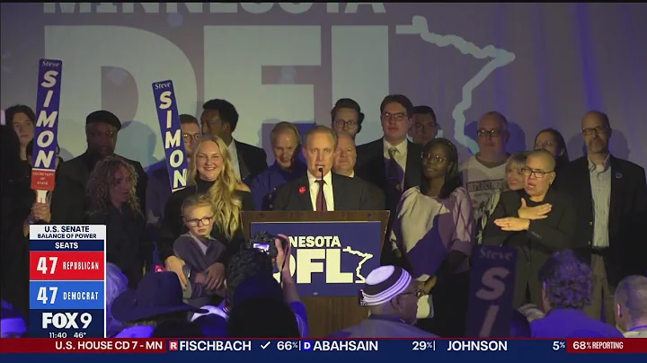 Secretary of State Steve Simon takes the podium on...
