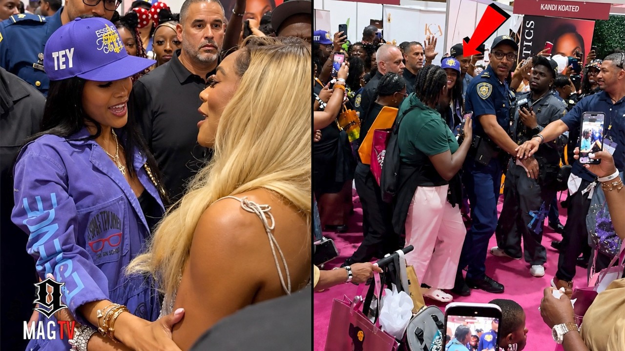 Teyana Taylor Arrives at Essence Fest with Heavy Security to Confront Yandy Smith! 👮🏾‍♂️