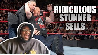 Ridiculous Stone Cold Stunner Sells | Compilation (Reaction)