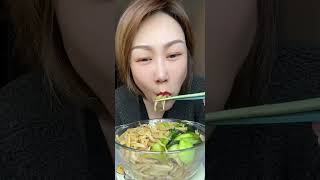 吃炒面 Mukbang Chinese Food and Eating Sound #181