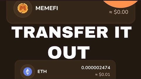 HOW TO TRANSFER YOUR LENEA ETH OUT FROM YOUR MEMEFI ACCOUNT