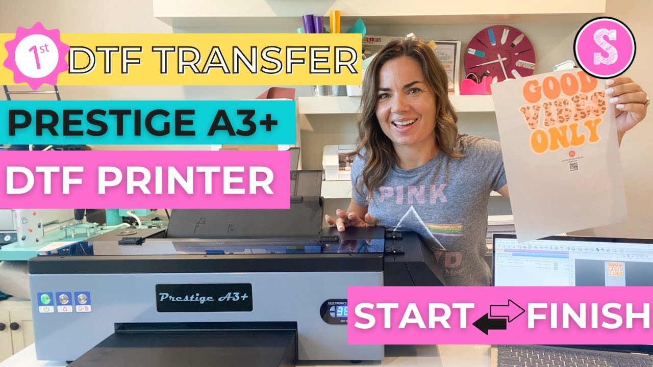 How to Cure DTF Powder with Heat Press: Prestige A3+ DTF Printer