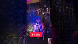 Nollywood actress, Ini Edo arrived in style at the Michael red carpet &amp; premiere.she looks great.