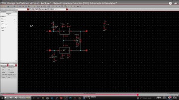 “PLL Design on Cadence Virtuoso | Lecture 1: Phase Frequency Detector (PFD) Schematic & Simulation”