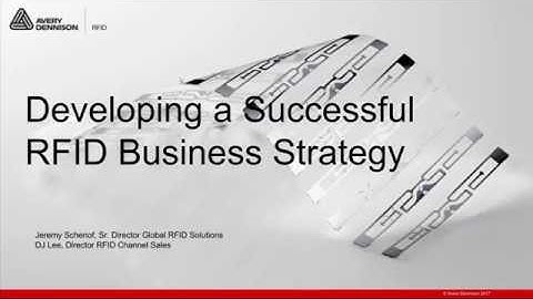 Developing a Successful RFID Business Strategy