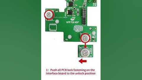 Yanhua ACDP Module 34 Lock fastening (R7F701407) interface board installation tutorial