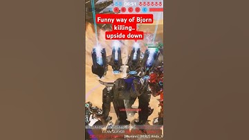 [War Robots] Bjorn getting killed in a very funny way in #warrobots by #andy_waddi_wr #viralshorts
