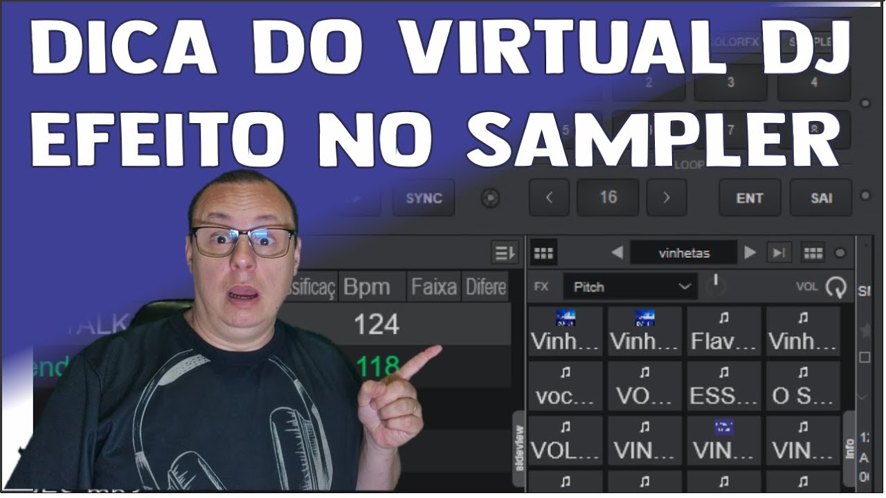 DICA DO VIRTUAL DJ EFEITO NO SAMPLER