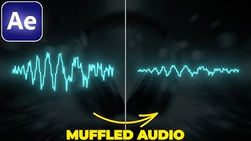 How to Make MUFFLED AUDIO in After Effects