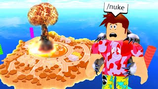I Tried The Nuke Command The Owner Did Not Like That Roblox Youtube - nuke model roblox