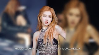 Blackpink Rosé Twixtor Rosé Gone & Otg Fancam Coachella 2023 Week 1