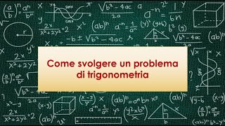 Problema 5 di trigonometria