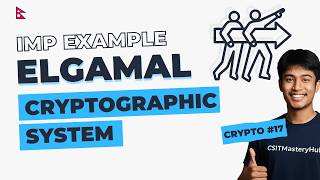 ElGamal Cryptosystem | Step-by-Step Solved Example | Cryptography in Nepali