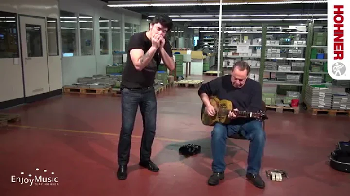 Marcos Coll and Richard Ray Farrell visit HOHNER T...