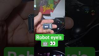 Simple little robot created using an esp32 plus this OLED screen with built in buttons #robot