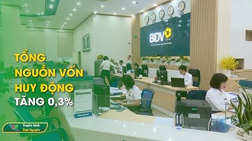 Tổng nguồn vốn huy động tăng 0,3% | Thái Nguyên TV