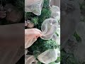 Life Hacks 32--How to make wide ribbon on tree turn into bows ? #christmas #christmasornament #usa