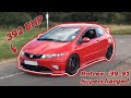 Launch - 392bhp Civic FN2 Type R Supercharged with launch limiter (no traction control)