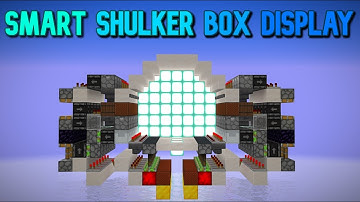 Minecraft Smart Shulker Box Display [1.14+]
