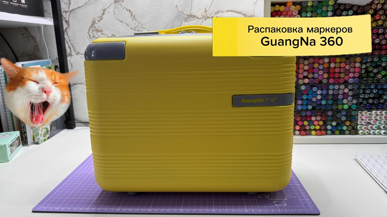 Распаковка GuangNa 360 | Желтый чемоданчик 🧳 