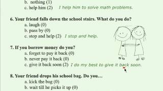 Here is a quiz for you... are you good friend?