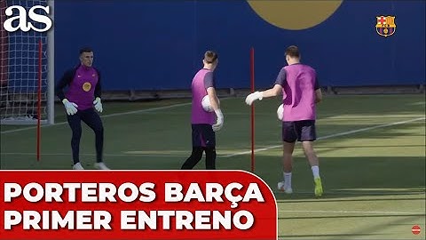 TER STEGEN ausente en el PRIMER ENTRENAMIENTO de la TEMPORADA del FC BARCELONA
