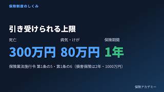 少額短期保険とは何か｜免許ではなく登録・死亡300万円が上限・保険料控除は使えない
