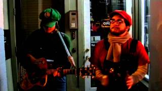 Mario and Luigi singing Mrs. Robinson Live Nashville, TN