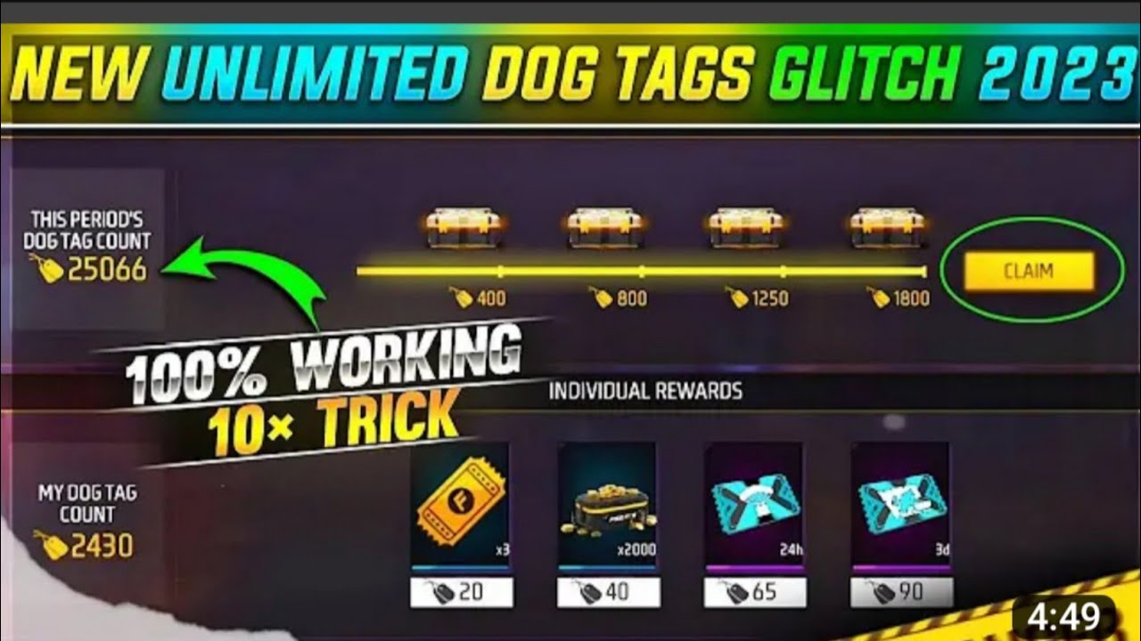 NEW UNLIMITED DOG TAGS GLITCH 2023 BATM10FF YouTube