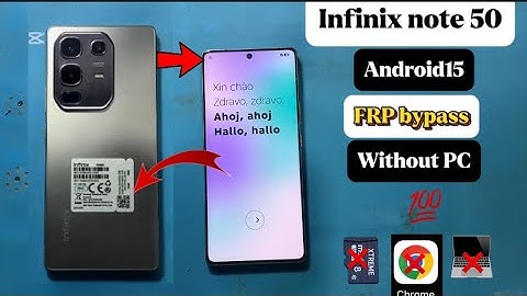 infinix note 50 4G frp google account bypass android 15 💯 ￼