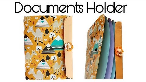 DIY File Holder Craft Idea | Documents Organizer  From Best Out Of Waste .