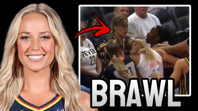 Sophie Cunningham Starts BRAWL & Gets EJECTED Defending Caitlin Clark Vs The Sun... - YouTube