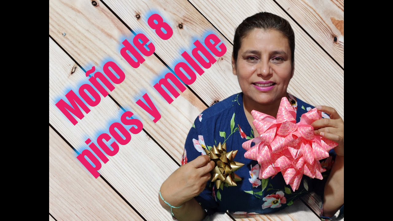 molde y moño de 8 picos