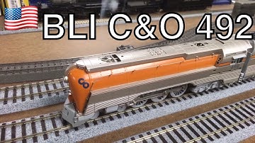 Broadway Limited DCC sound smoke BLI 4552, HO Brass Hybrid C&O L-1 4-6-4 Paragon 3