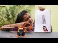 Photo Drawing ROBOT | Photoவை கூட அப்படியே வரையும் ROBOT | Full video. | Abi's Diary