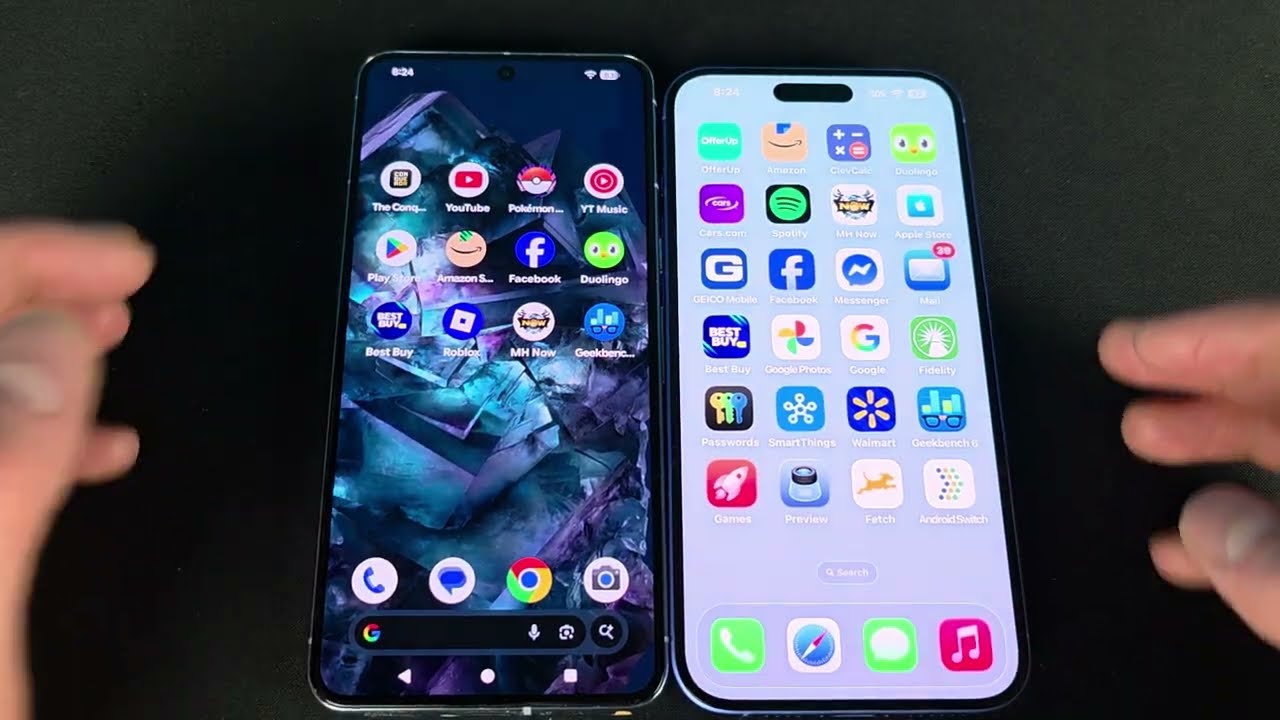 iphone 16 Plus vs Google Pixel 8 Pro Speed Test Comparison - YouTube