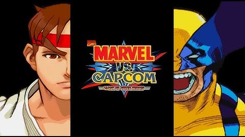 Marvel vs Capcom | Duo Team Attack | Ryu & Wolverine