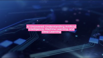 Understanding Artificial Intelligence, Machine Learning, and Deep Learning