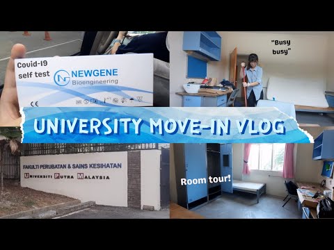 Med school move-in vlog | University Putra Malaysia (Room tour? House tour)