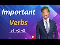 Verbs In English Grammar | Verb Forms In English v1 v2 v3
