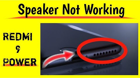 Redmi 9 Power - Sound Problem or Speaker Not Working Audio Problem Solved in Redmi Phones