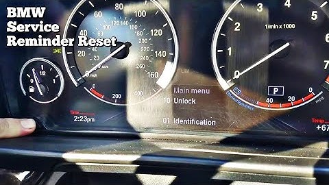 BMW 535i F10 Service Reminder Reset 2011 2012 2013 2014 2015 2016 2017 Oil Life Light 5 Series