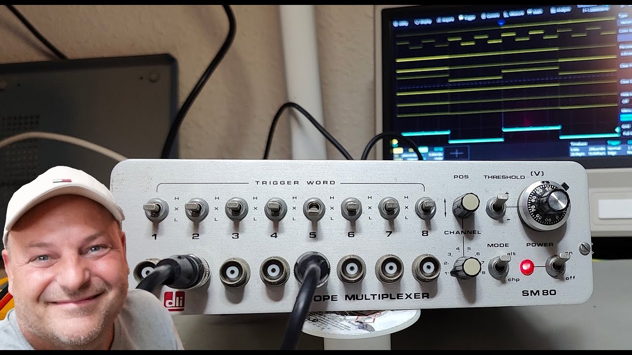 DLI DOLCH Scope Multiplexer SM80 8ch chopper alternator 1977 - YouTube