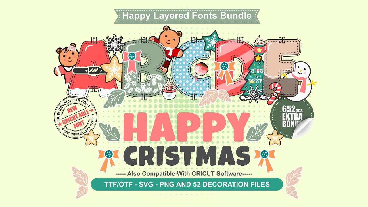 How To Use Layered Fonts In CRICUT design