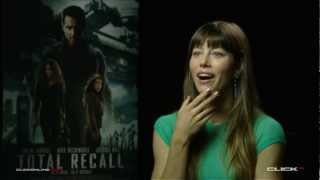 Jessica Biel Video Interview For Total Recall