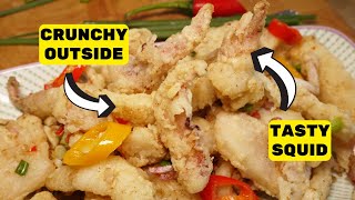 SECRET to Chinese Salt Pepper Squid | Wally Cooks Everything