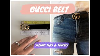 gucci belt sizing help